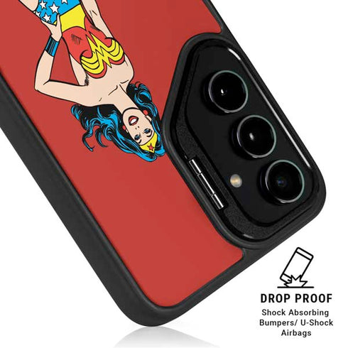 DC Comics Wonder Woman Portrait Galaxy S24 FE Kickstand Case